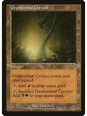 Magic: The Gathering Geothermal Crevice (323) Lightly Played