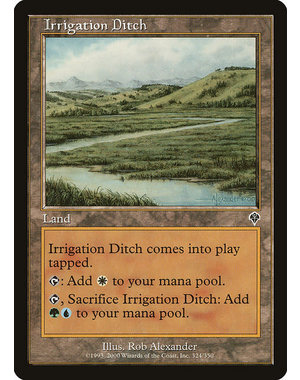 Magic: The Gathering Irrigation Ditch (324) Lightly Played
