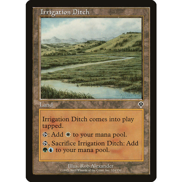 Magic: The Gathering Irrigation Ditch (324) Lightly Played