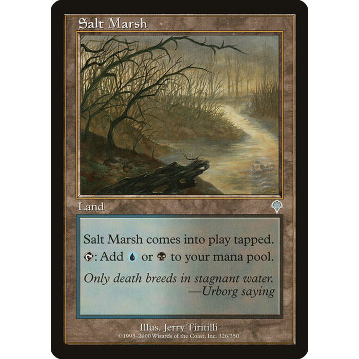 Magic: The Gathering Salt Marsh (326) Heavily Played