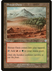 Magic: The Gathering Shivan Oasis (327) Lightly Played