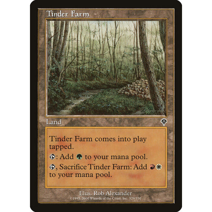 Magic: The Gathering Tinder Farm (329) Lightly Played