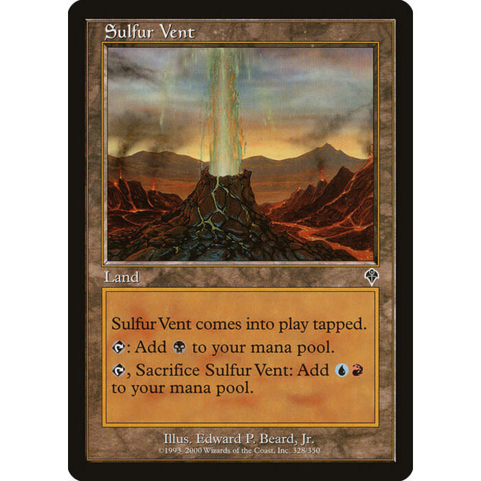 Magic: The Gathering Sulfur Vent (328) Lightly Played