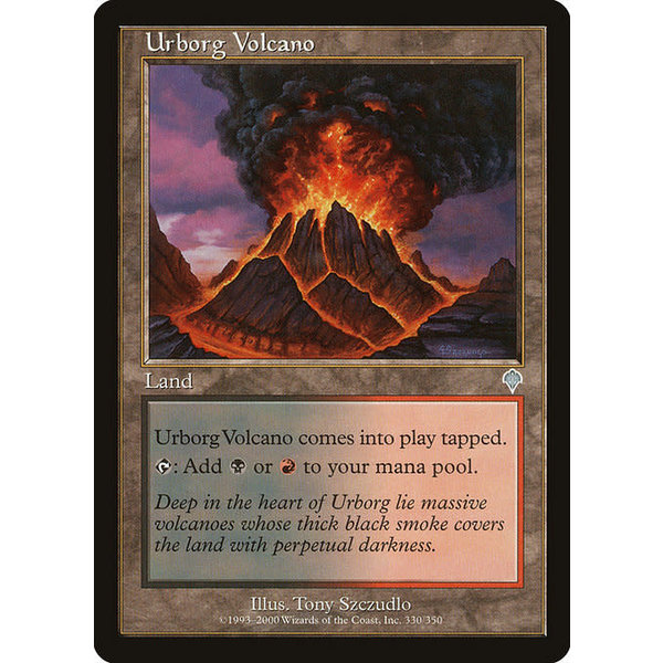 Magic: The Gathering Urborg Volcano (330) Heavily Played