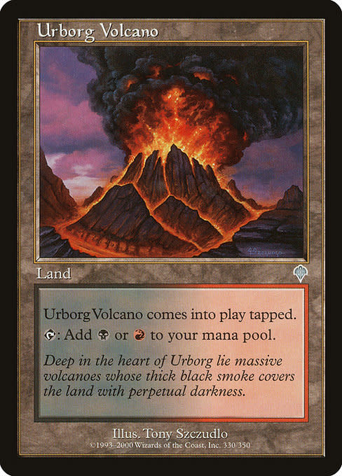 Magic: The Gathering Urborg Volcano (330) Lightly Played
