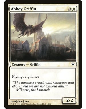 Magic: The Gathering Abbey Griffin (001) Lightly Played Foil