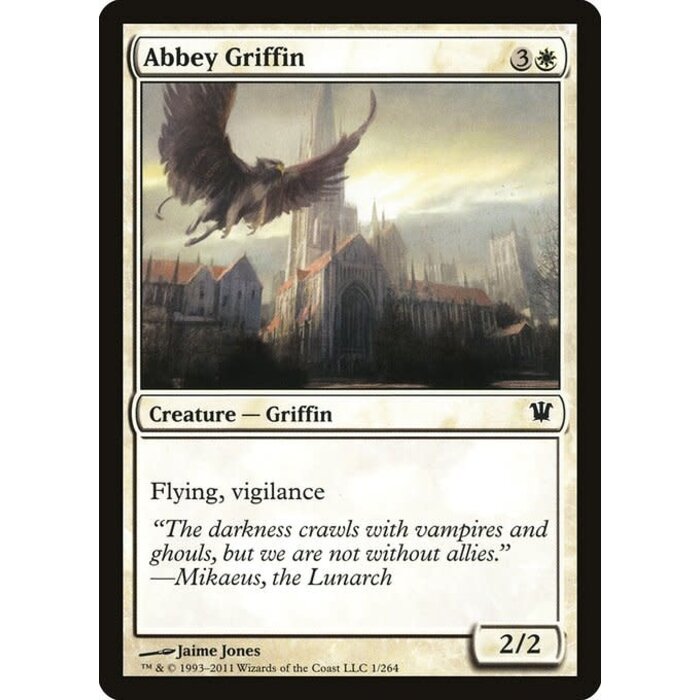 Magic: The Gathering Abbey Griffin (001) Lightly Played Foil