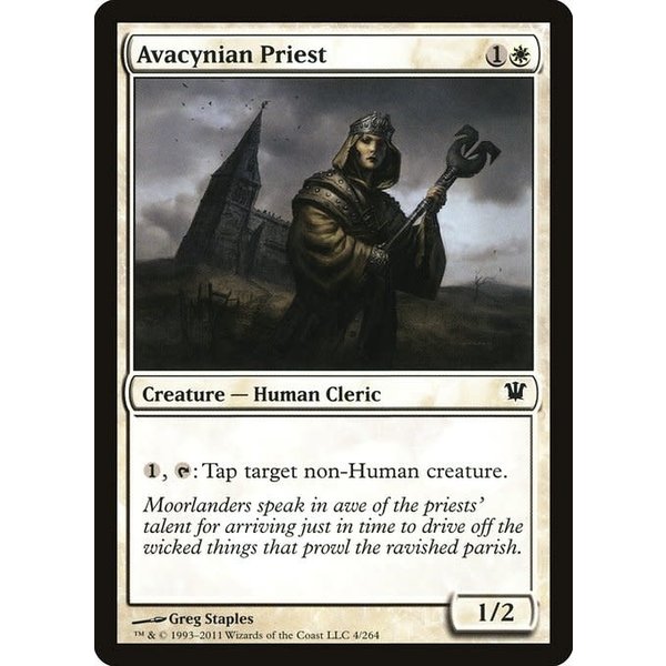 Magic: The Gathering Avacynian Priest (004) Moderately Played