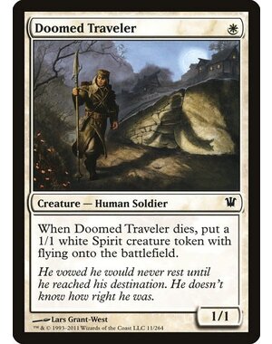 Magic: The Gathering Doomed Traveler (011) Moderately Played