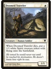 Magic: The Gathering Doomed Traveler (011) Moderately Played Foil