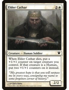 Magic: The Gathering Elder Cathar (012) Moderately Played Foil