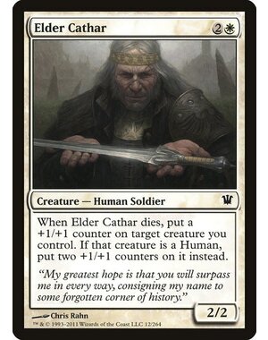 Magic: The Gathering Elder Cathar (012) Moderately Played Foil
