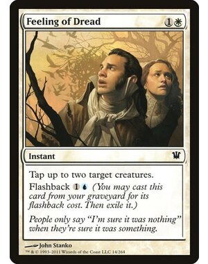 Magic: The Gathering Feeling of Dread (014) Moderately Played Foil