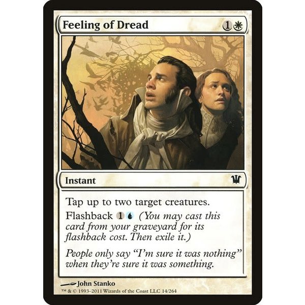 Magic: The Gathering Feeling of Dread (014) Moderately Played Foil