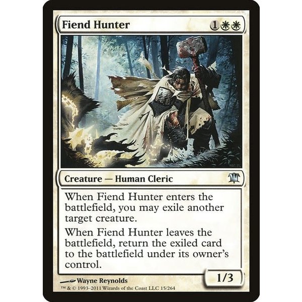 Magic: The Gathering Fiend Hunter (015) Heavily Played