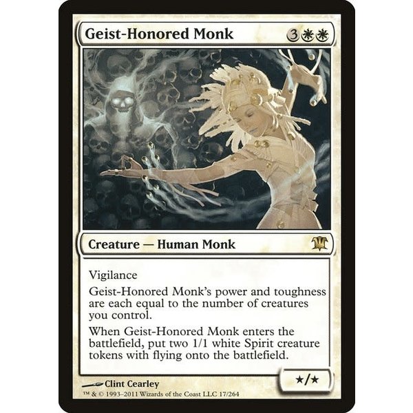 Magic: The Gathering Geist-Honored Monk (017) Lightly Played
