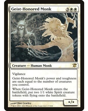 Magic: The Gathering Geist-Honored Monk (017) Moderately Played