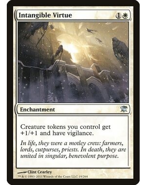 Magic: The Gathering Intangible Virtue (019) Moderately Played