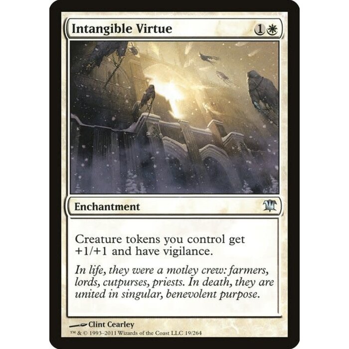 Magic: The Gathering Intangible Virtue (019) Moderately Played