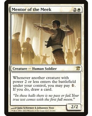 Magic: The Gathering Mentor of the Meek (021) Moderately Played