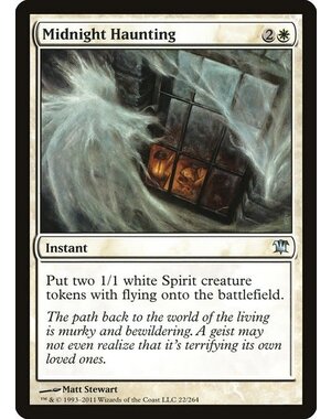 Magic: The Gathering Midnight Haunting (022) Heavily Played