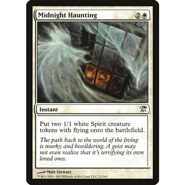 Magic: The Gathering Midnight Haunting (022) Heavily Played