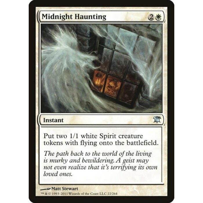 Magic: The Gathering Midnight Haunting (022) Heavily Played