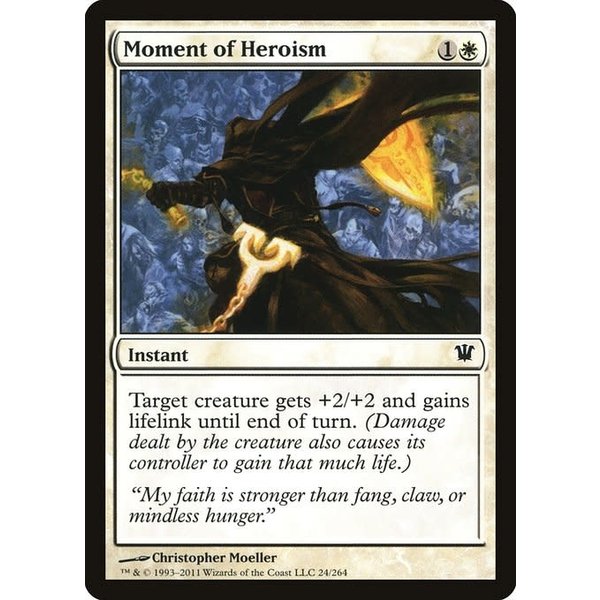 Magic: The Gathering Moment of Heroism (024) Moderately Played