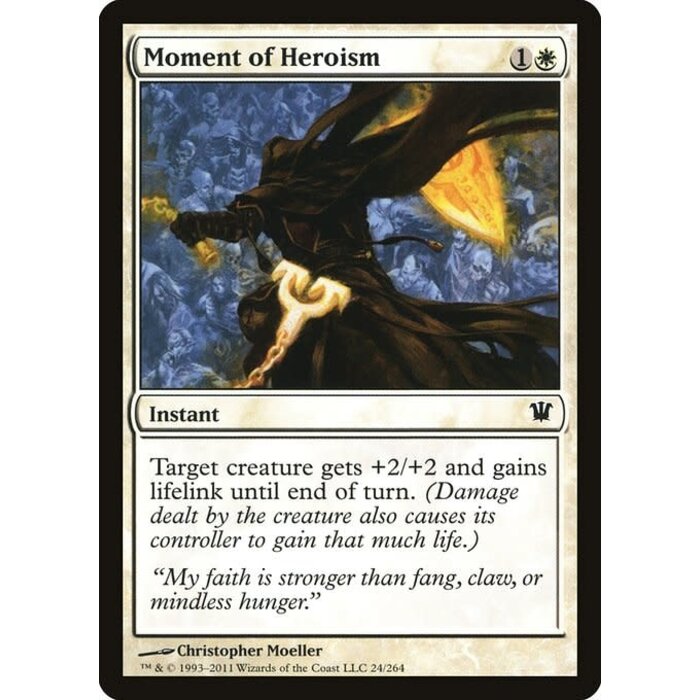 Magic: The Gathering Moment of Heroism (024) Moderately Played