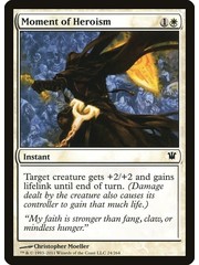 Magic: The Gathering Moment of Heroism (024) Moderately Played Foil