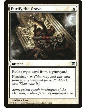 Magic: The Gathering Purify the Grave (027) Moderately Played Foil