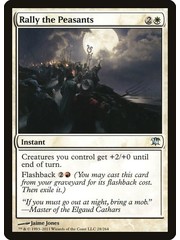 Magic: The Gathering Rally the Peasants (028) Moderately Played