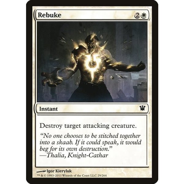 Magic: The Gathering Rebuke (029) Heavily Played