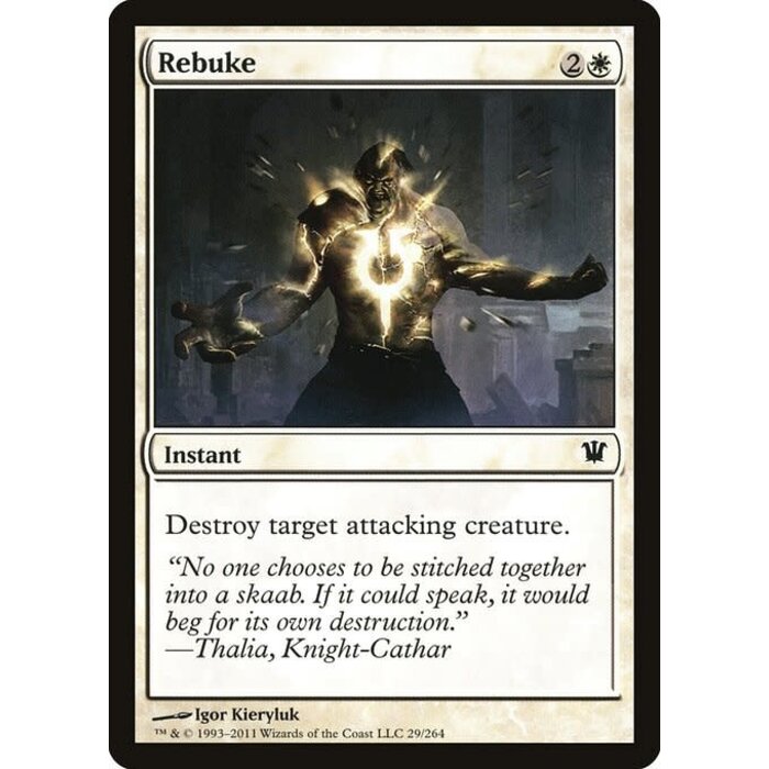 Magic: The Gathering Rebuke (029) Lightly Played