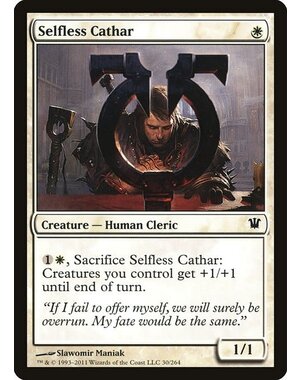 Magic: The Gathering Selfless Cathar (030) Lightly Played