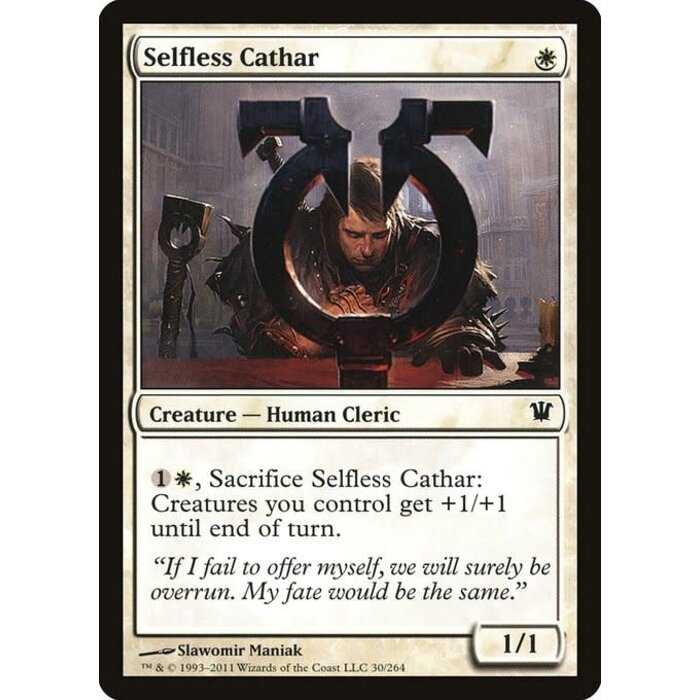 Magic: The Gathering Selfless Cathar (030) Moderately Played Foil