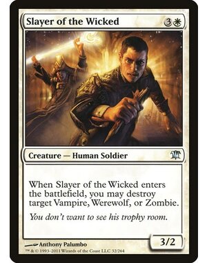 Magic: The Gathering Slayer of the Wicked (032) Moderately Played