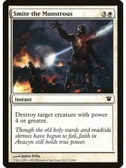 Magic: The Gathering Smite the Monstrous (033) Lightly Played Foil