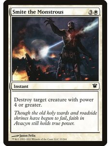 Magic: The Gathering Smite the Monstrous (033) Lightly Played Foil
