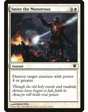 Magic: The Gathering Smite the Monstrous (033) Lightly Played Foil
