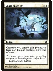 Magic: The Gathering Spare from Evil (034) Moderately Played