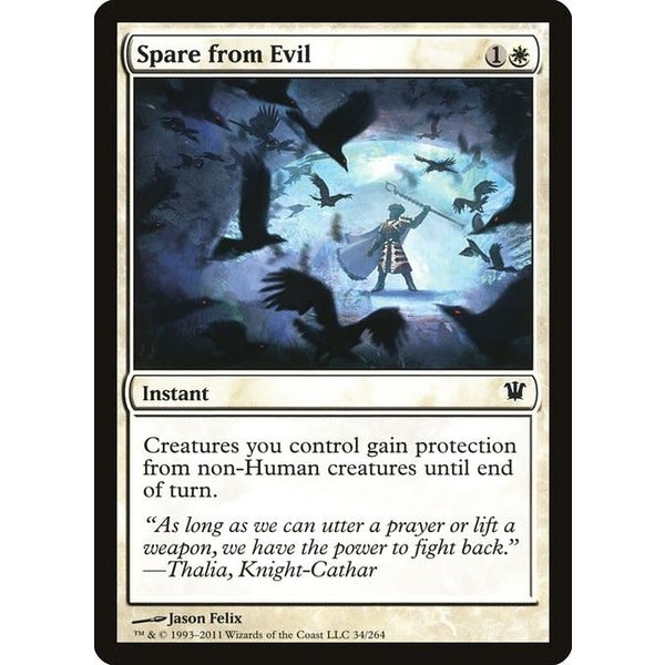 Magic: The Gathering Spare from Evil (034) Moderately Played