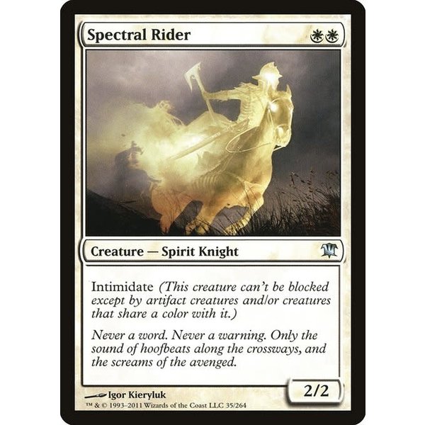 Magic: The Gathering Spectral Rider (035) Moderately Played