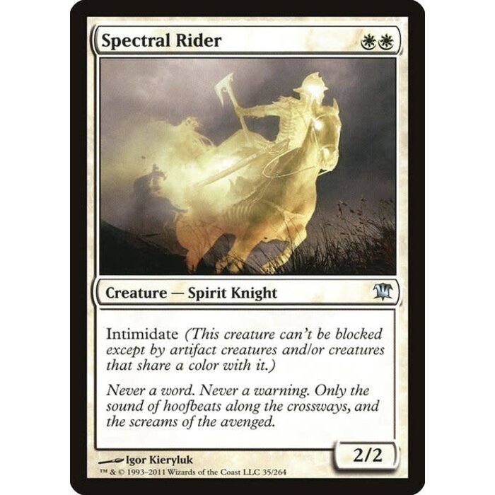 Magic: The Gathering Spectral Rider (035) Moderately Played