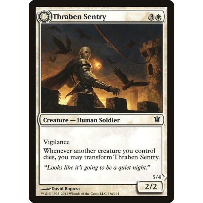 Magic: The Gathering Thraben Sentry (038) Moderately Played