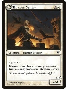Magic: The Gathering Thraben Sentry (038) Moderately Played Foil