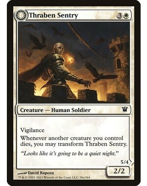 Magic: The Gathering Thraben Sentry (038) Moderately Played Foil