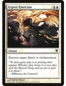 Magic: The Gathering Urgent Exorcism (040) Moderately Played Foil