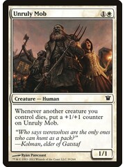 Magic: The Gathering Unruly Mob (039) Moderately Played