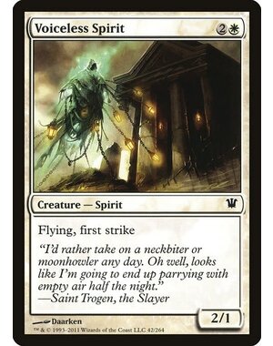 Magic: The Gathering Voiceless Spirit (042) Heavily Played